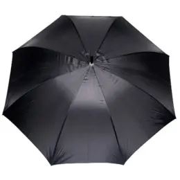 Large Golf Umbrella - EVA Handle Black Open